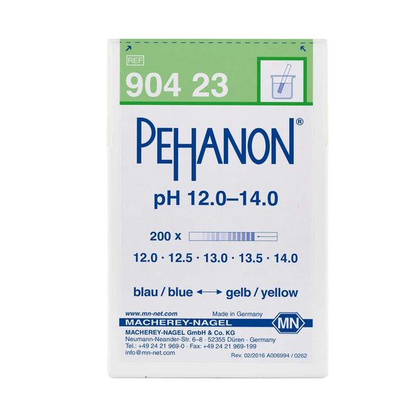 Индикаторная бумага для определения рН в окрашенных образцах PEHANON® 12,0-14,0