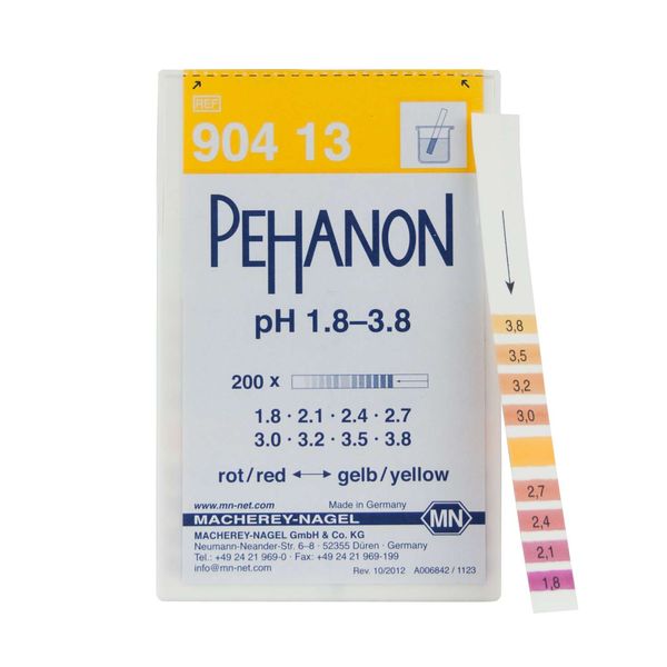 Индикаторная бумага для определения рН в окрашенных образцах PEHANON® 1,8-3,8