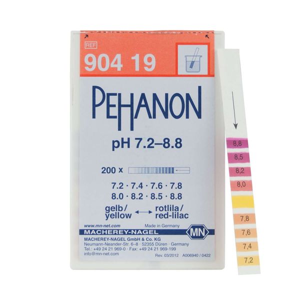 Индикаторная бумага для определения рН в окрашенных образцах PEHANON® 7,2-8,8