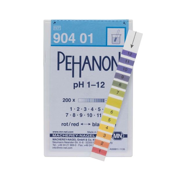 Индикаторная бумага для определения рН в окрашенных образцах PEHANON® 1,0-12,0