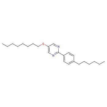 2-(4-гексилфенил)-5-октилоксипиримидин