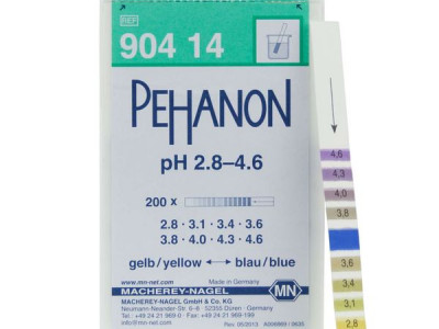 Индикаторная бумага для определения рН в окрашенных образцах PEHANON® 2,8-4,6
