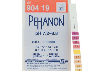 Индикаторная бумага для определения рН в окрашенных образцах PEHANON® 7,2-8,8